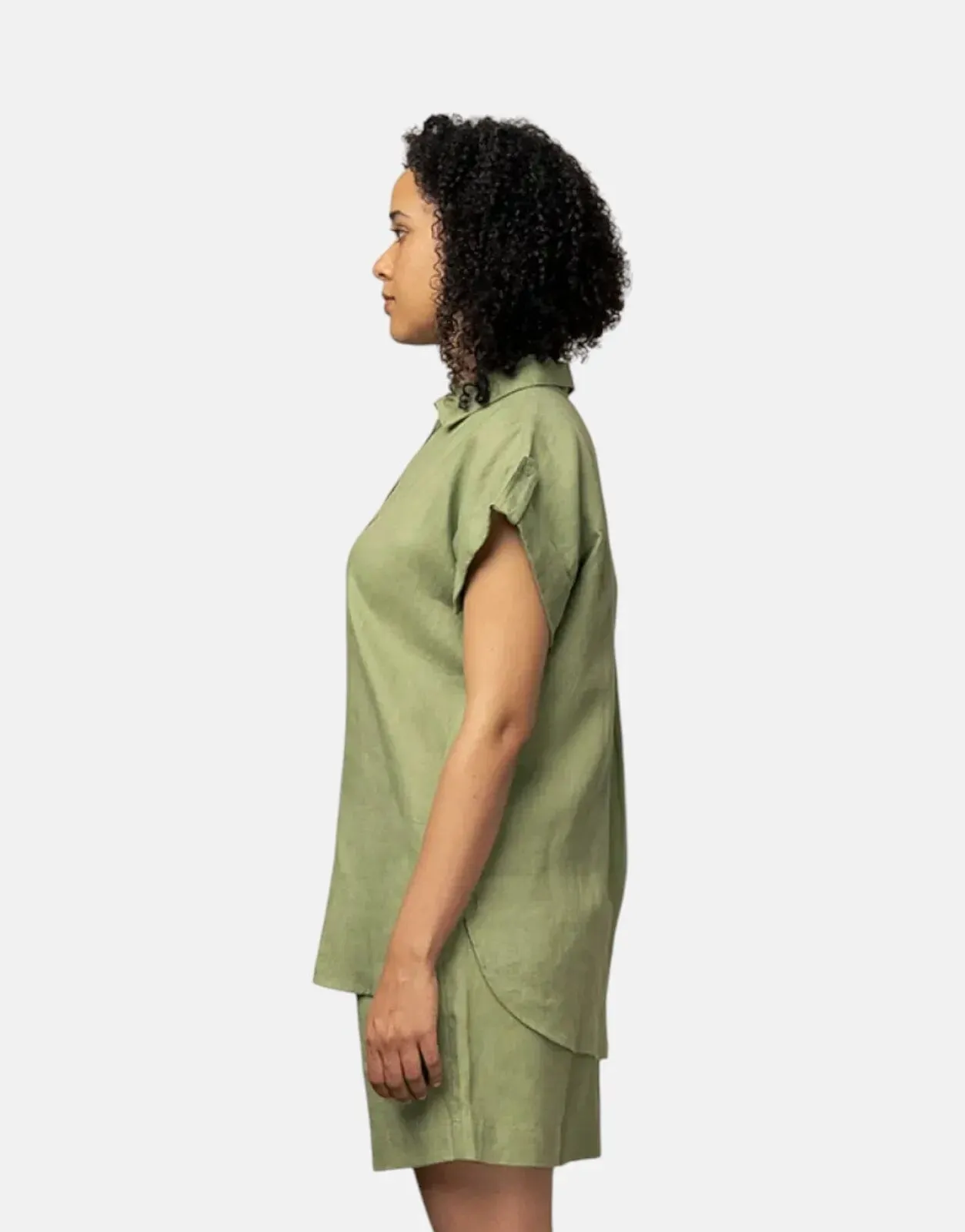 Polo Nicky Linen Mint Shirt