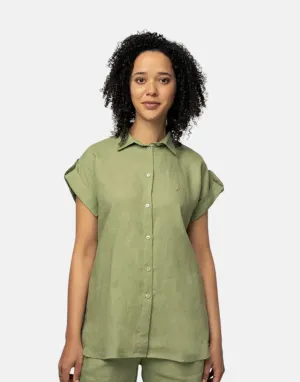 Polo Nicky Linen Mint Shirt