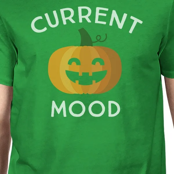 Pumpkin Current Mood Mens Green Shirt