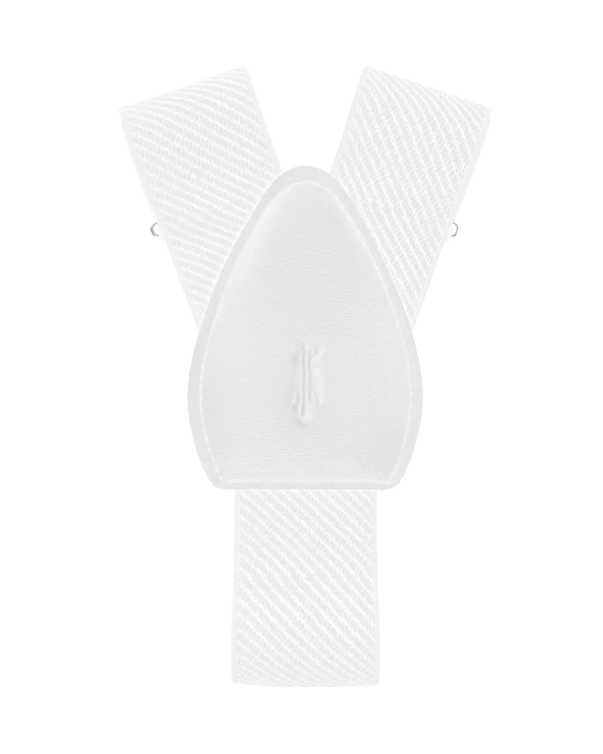 Solid White Shirttail Garters