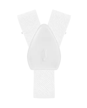 Solid White Shirttail Garters