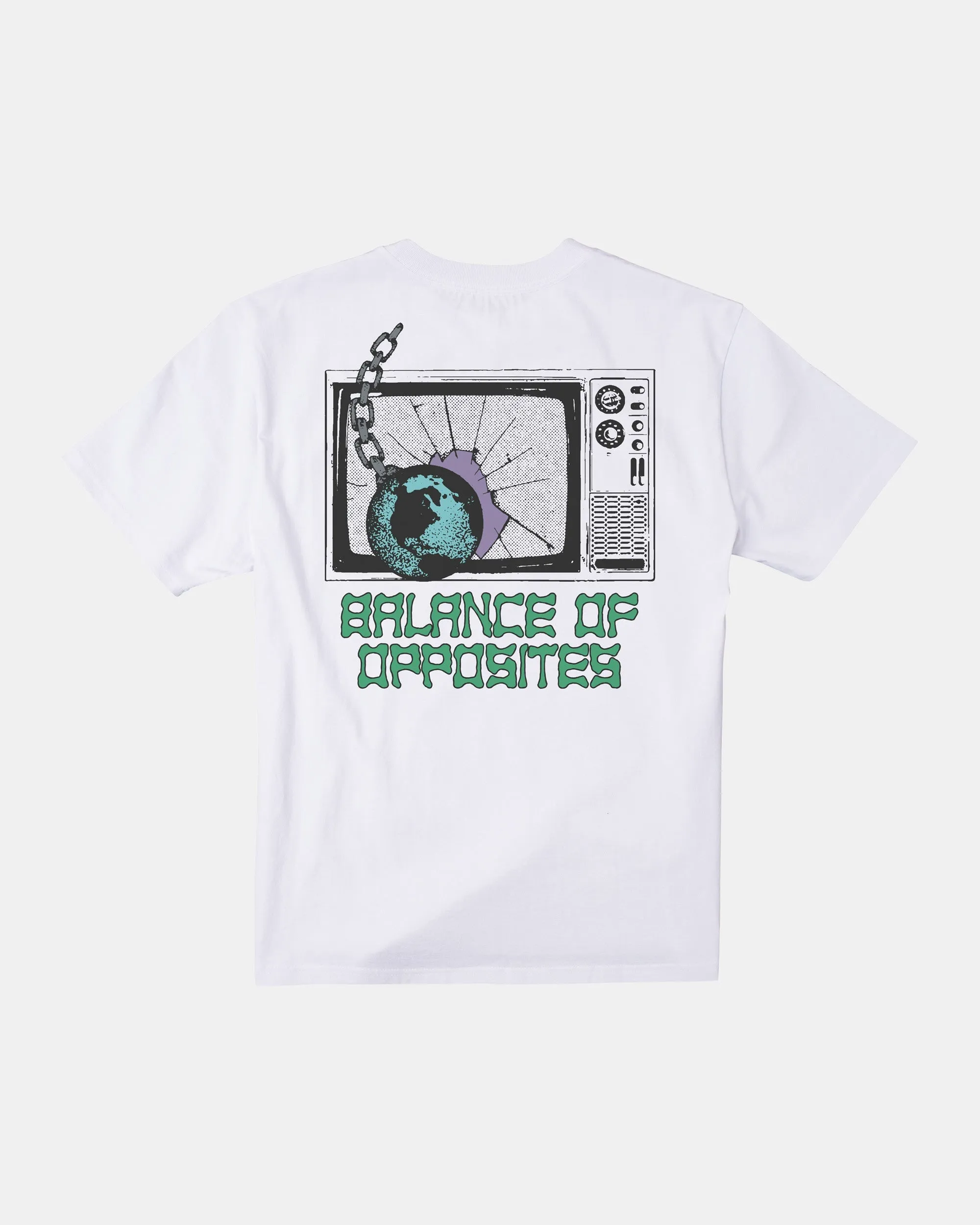 Static Channel T-Shirt - White