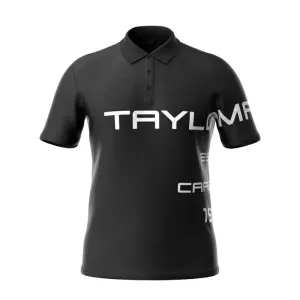 TAYLORMADE Big Letter Men's Polo (Black)