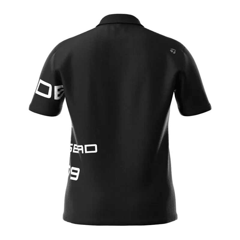 TAYLORMADE Big Letter Men's Polo (Black)