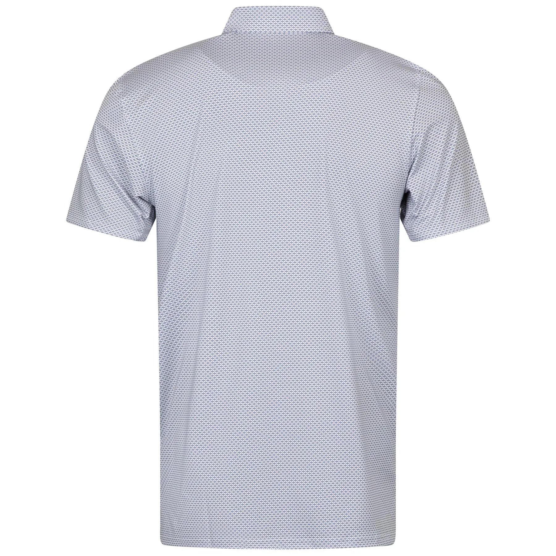 The Simmons Polo White/Navy/Fescue - AW24