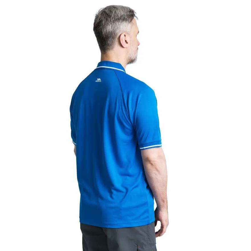 Trespass Mens Bonington Quick Dry Active Polo Shirt