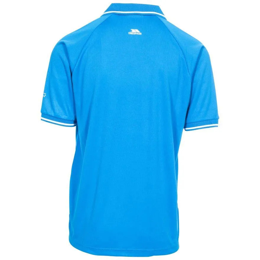 Trespass Mens Bonington Quick Dry Active Polo Shirt