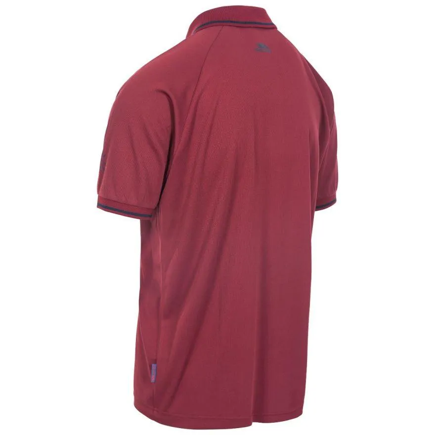 Trespass Mens Bonington Quick Dry Active Polo Shirt