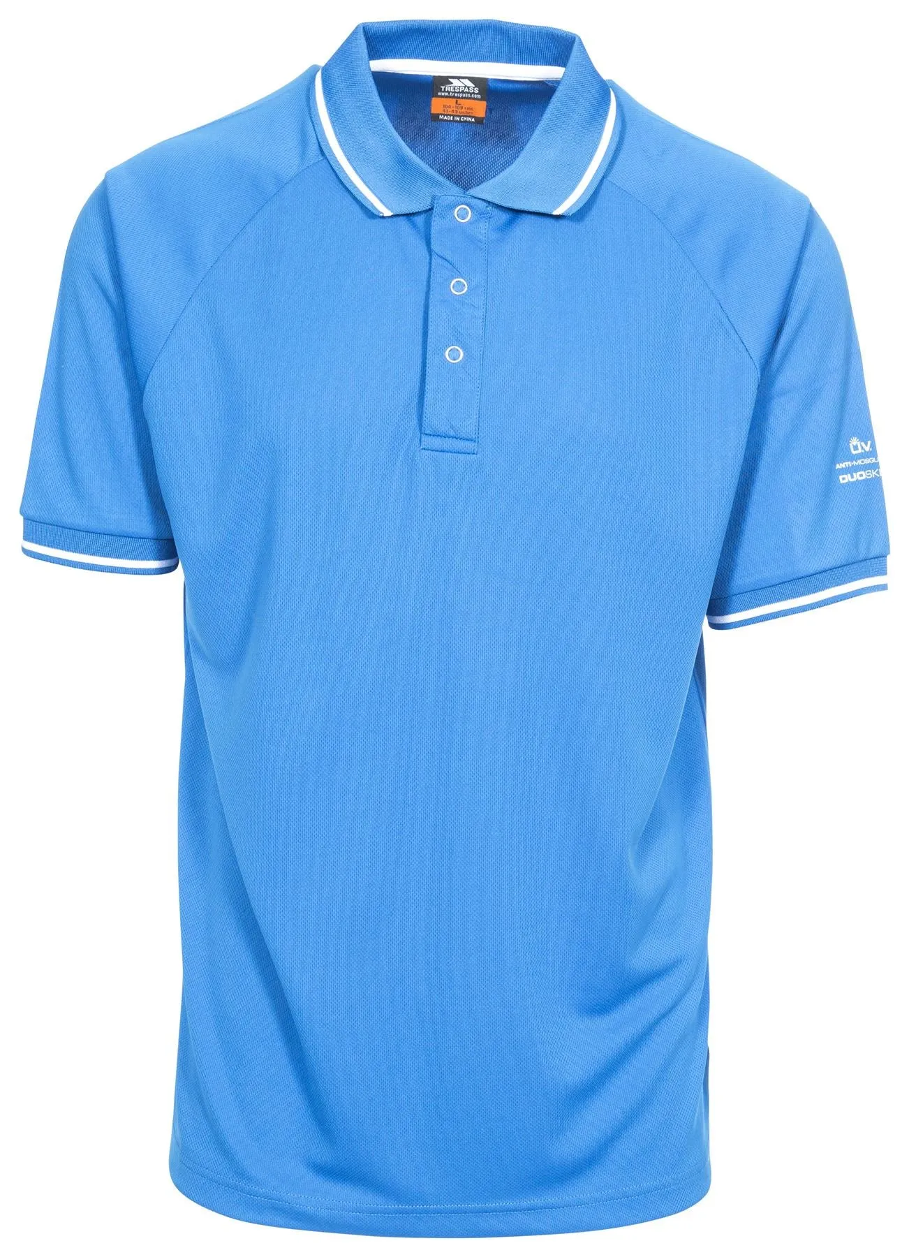 Trespass Mens Bonington Quick Dry Active Polo Shirt