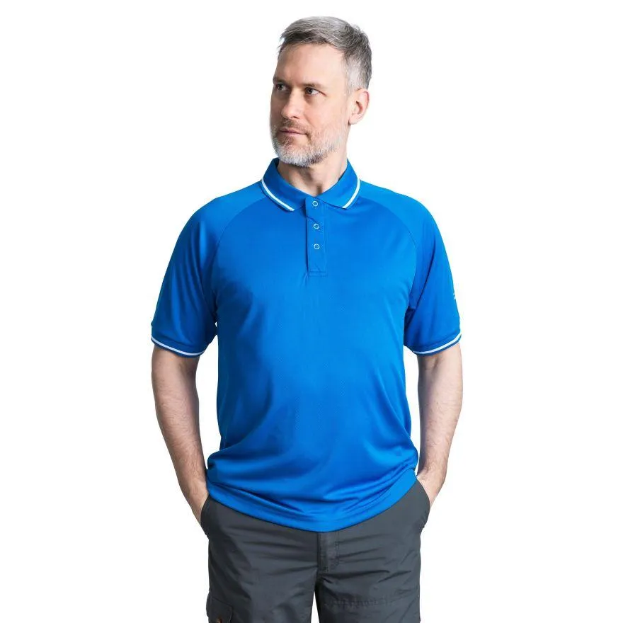 Trespass Mens Bonington Quick Dry Active Polo Shirt