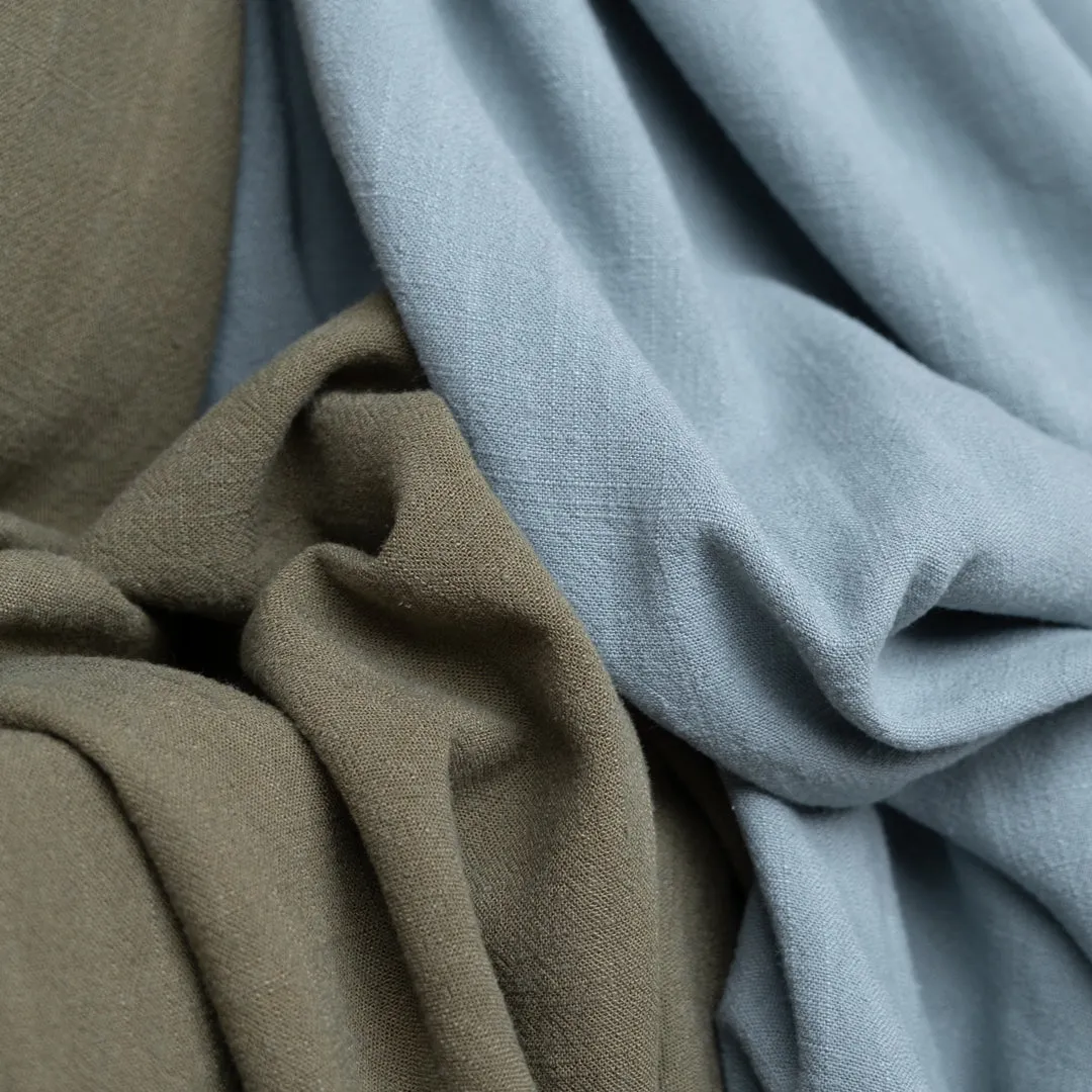 Viscose Linen Noil - Ocean Mist