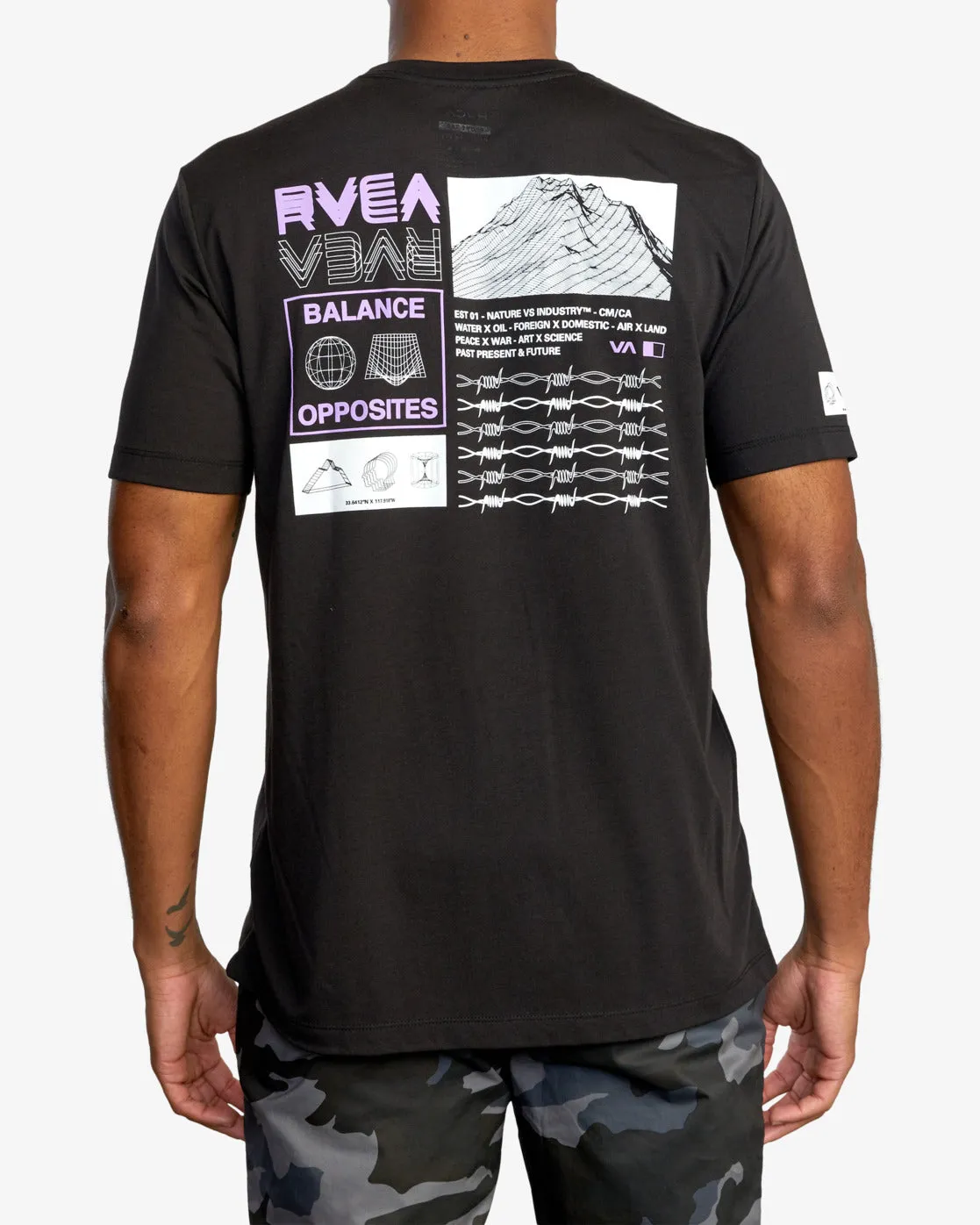 Wire Frame Tee - Black