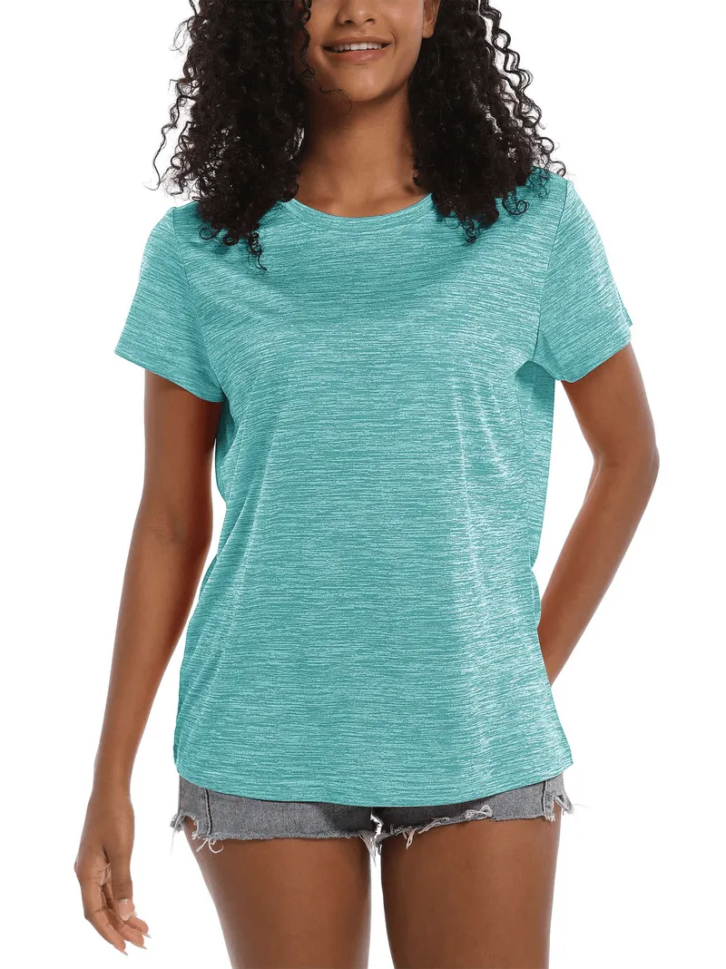 Women's Crew Neck Lightweight Short Sleeves T-shirt - SF1189