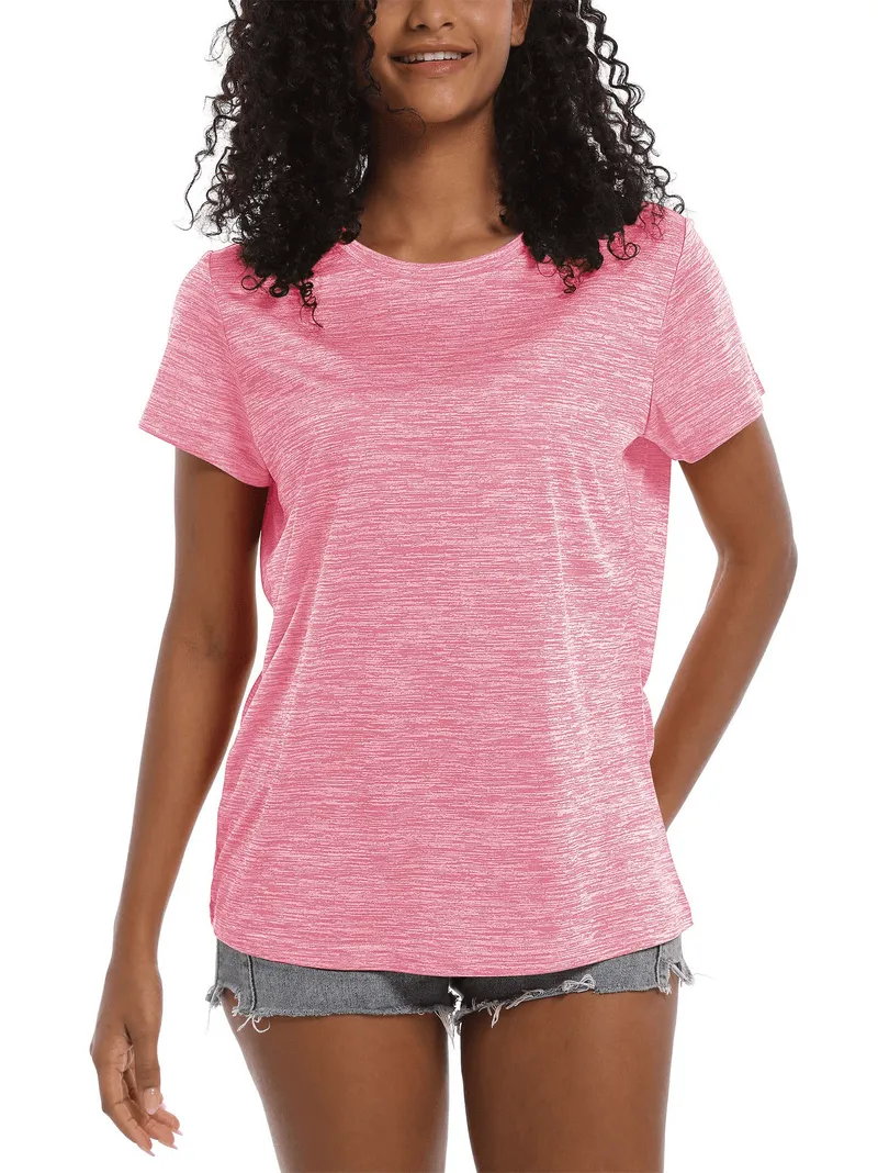 Women's Crew Neck Lightweight Short Sleeves T-shirt - SF1189