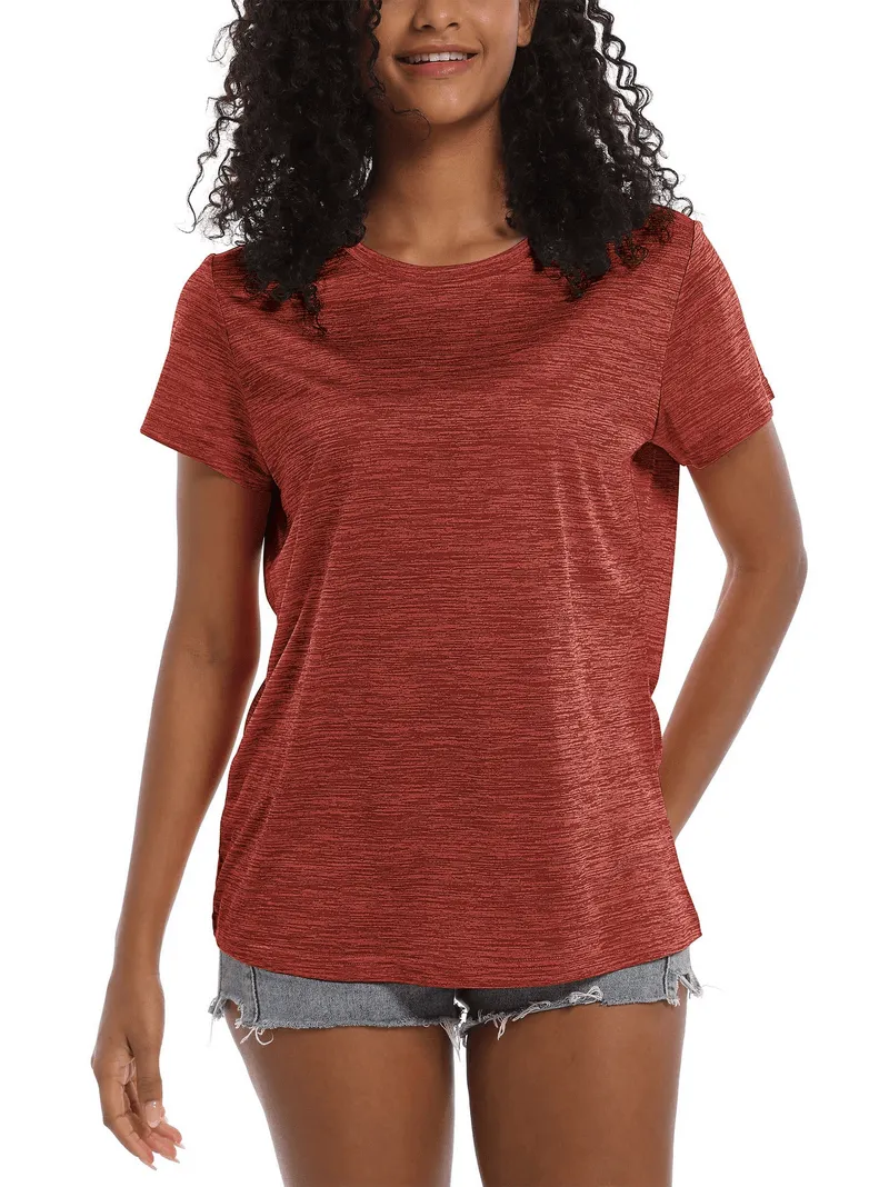 Women's Crew Neck Lightweight Short Sleeves T-shirt - SF1189