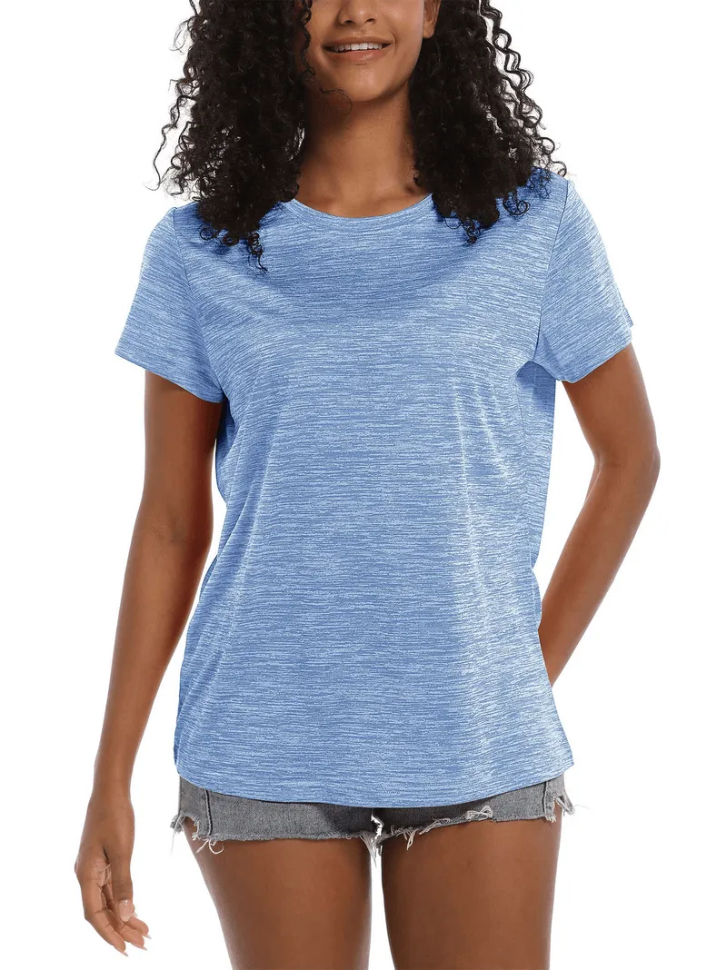Women's Crew Neck Lightweight Short Sleeves T-shirt - SF1189