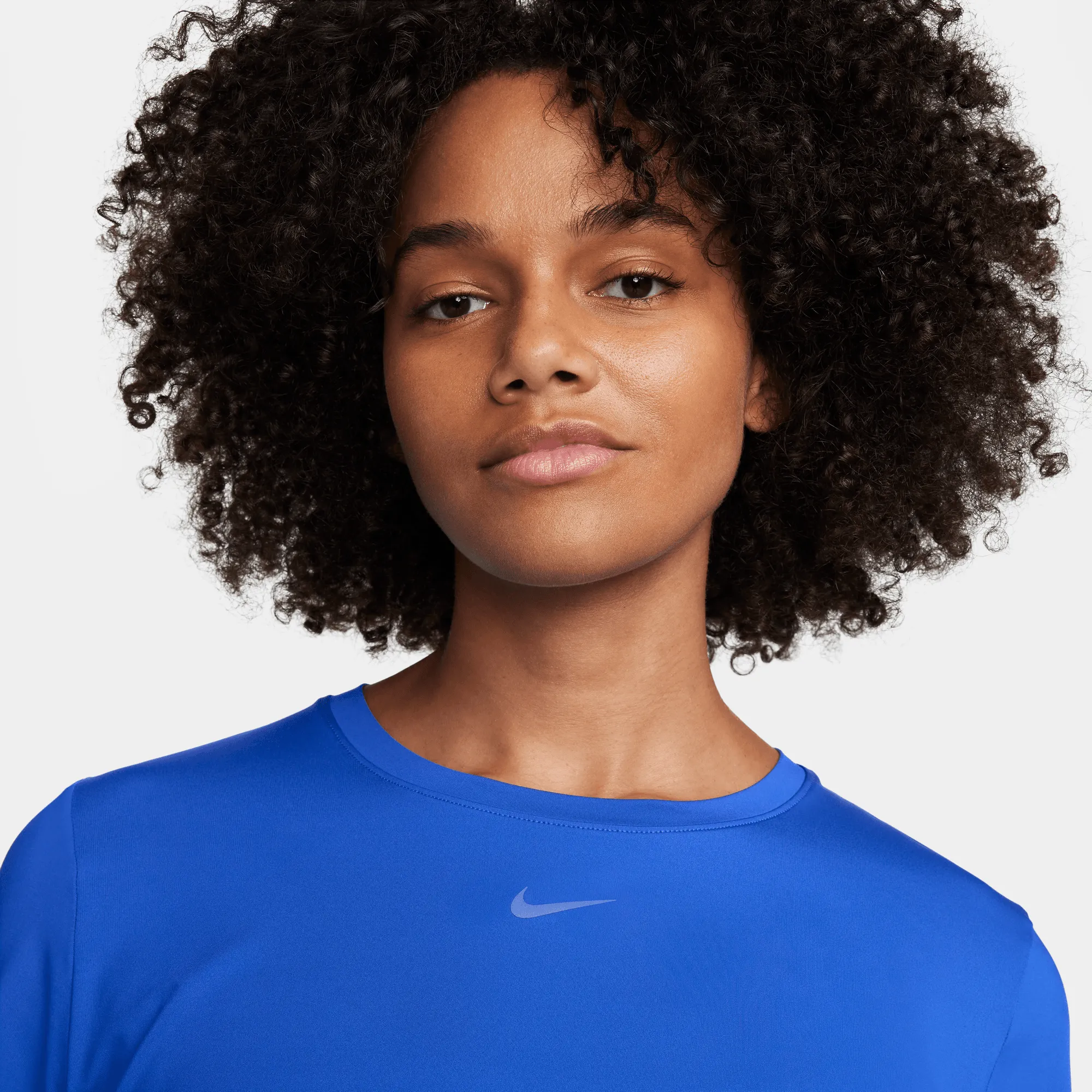 Women's One Classic DRI-FIT Sort-Sleeve Top (405 - Hyper Royal/Black)